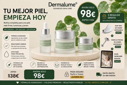 Tratamiento facial completo Dermalume|Efecto lifting inmediato sin cirugía