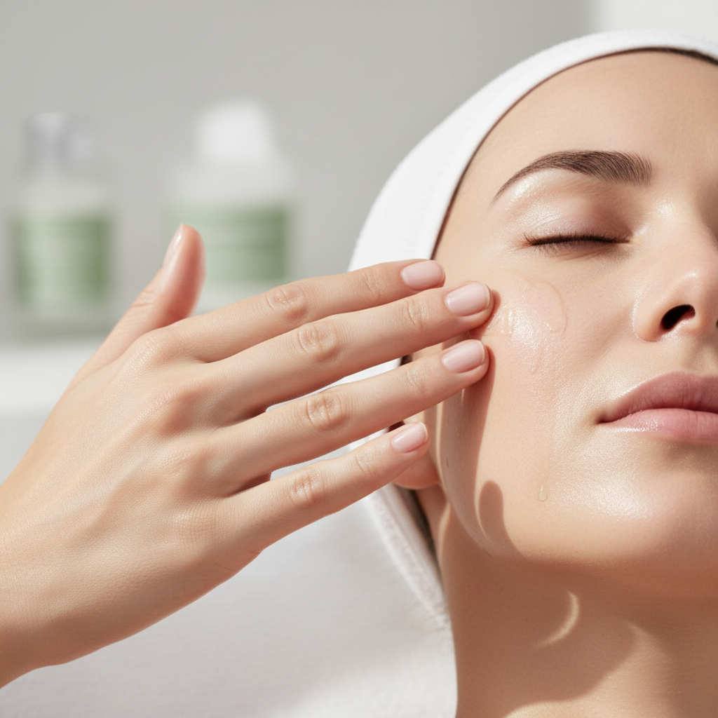 Paso 3 - Massaggiare serum